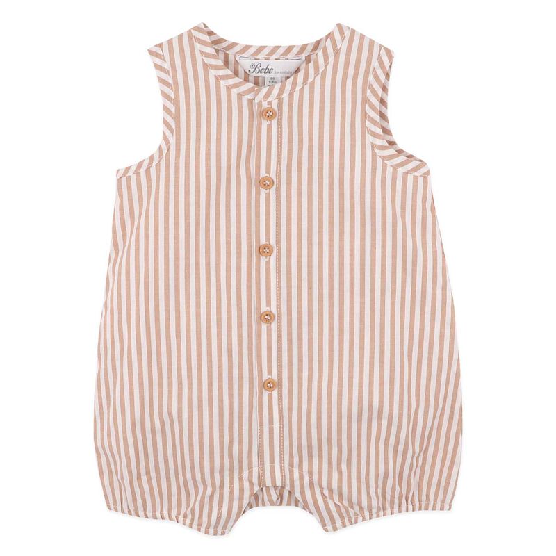 B&eacute;b&eacute; Brady Stripe Woven Romper image number 0